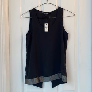Express Split Open Back Sleeveless Tank